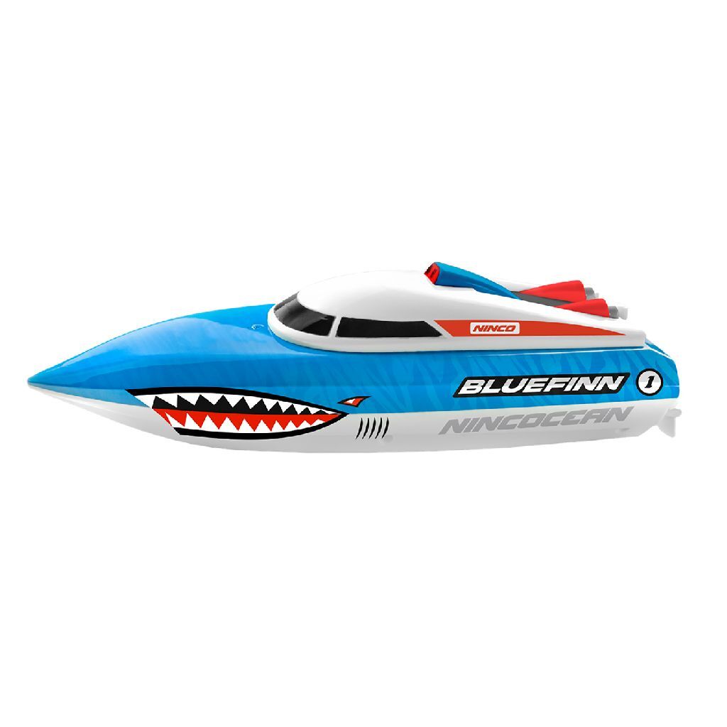 Ninco rc cean bluefinn bateau 24x9x8 cm bleu