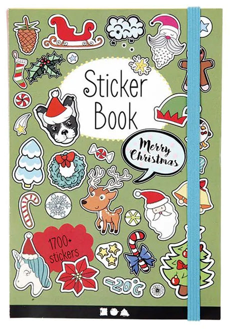 Creativ company https: www.ccobby.nl livre d'autocollants-motifs de Noël-taille-11-5x17-cm-ca-1700-piece-76-sheet-1-piece