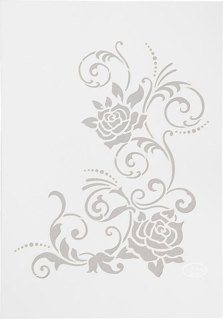 Gabarit flexible Viva Decor, fleurs, A4, feuille 210x297 mm, 1 pièce
