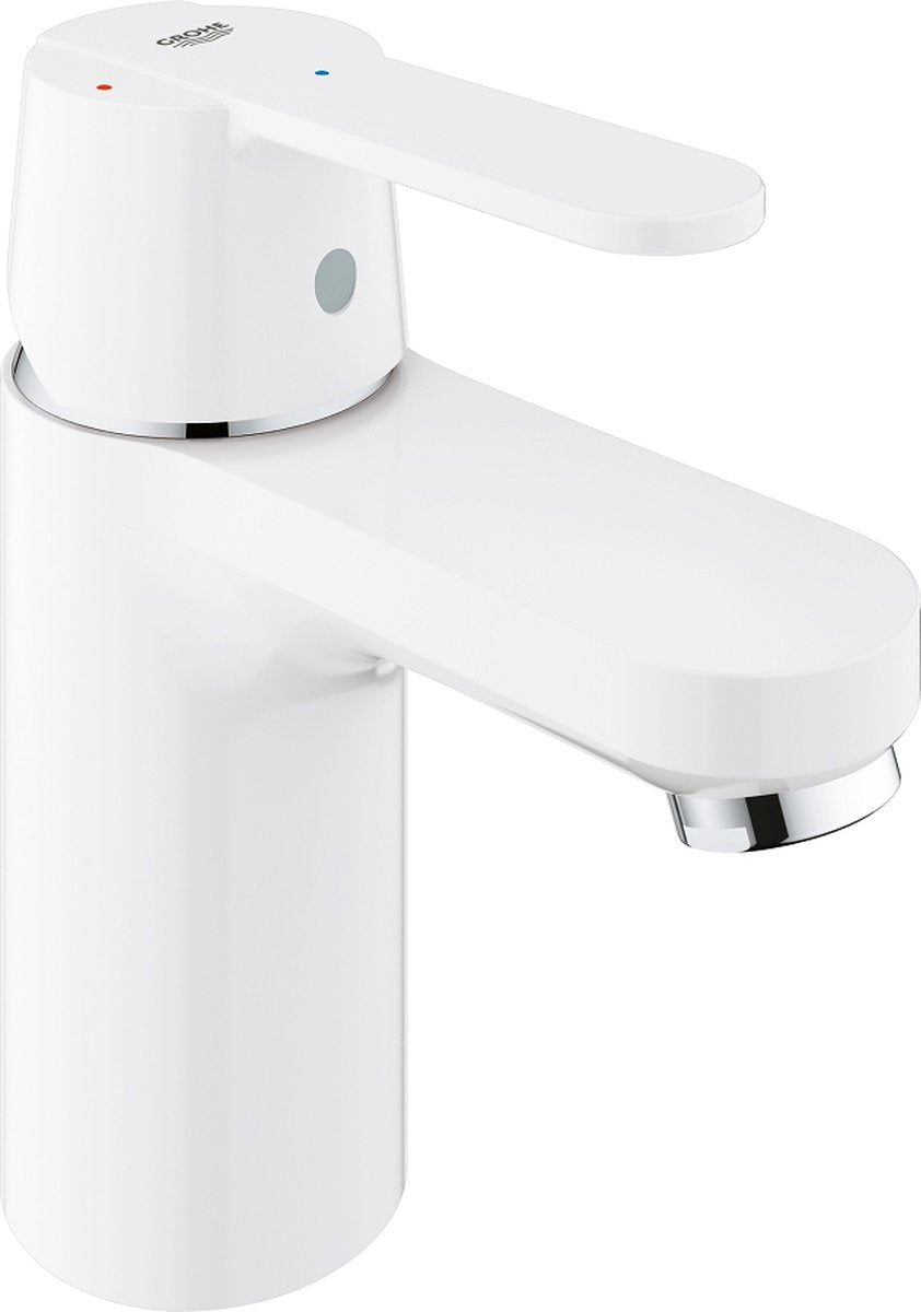 Grohe quickfix get robinet de lavabo à économie d'eau - économie d'eau - vidage à ouverture par poussée - blanc - 23586ls0