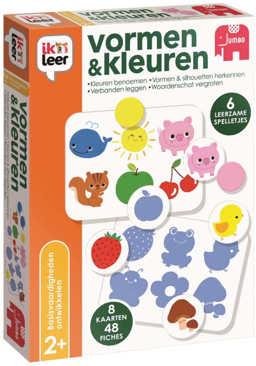 J'enseigne le jumbo - - formes et couleurs - jeu éducatif - à partir de 3 ans