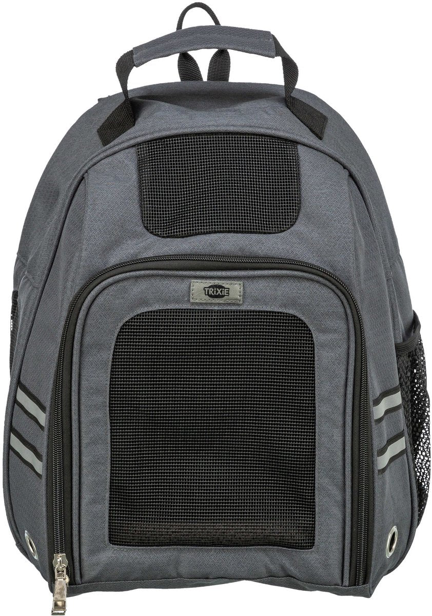 Sac à dos pour chien Trixie puis gris