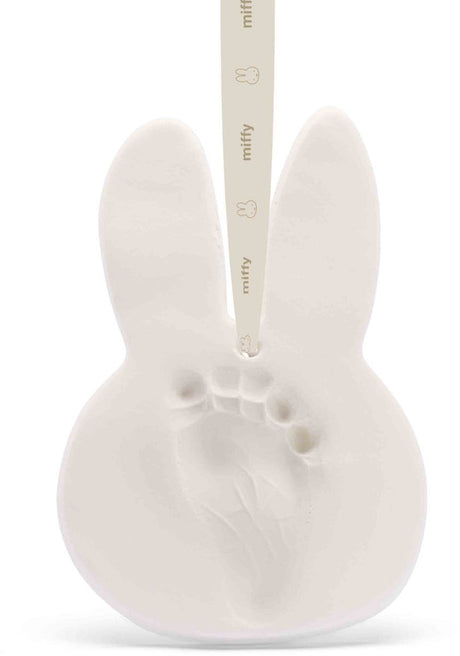 Dooky® Kit d'ornements cadeaux Dooky x Miffy – Souvenir d'empreintes de mains et de pieds de bébé