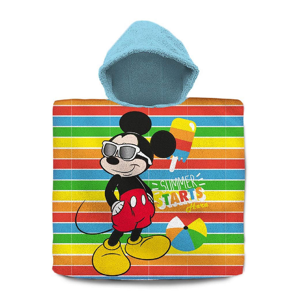 Poncho de bain Disney Mickey Mouse 60x120 cm
