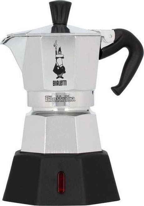 Bialetti moka électrique 2 tasses – percolateur électrique – 230v – aluminium – cafetière italienne