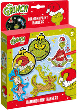 Totum le grincheux - Réaliser 5 pendentifs peinture diamant - jouets pour garçons et filles à partir de 5 ans - kit artisanal home déco