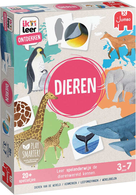 J'apprends le jeu éducatif Jumbo Découvrez les animaux