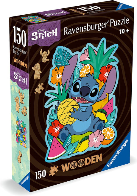RAVENSBURGER WOODEN JIGSAW PUBLIP DISNEY STITTH, 150e.