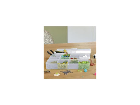 Boîte de rangement Sunware q-line 8 compartiments 24,5x15cm
