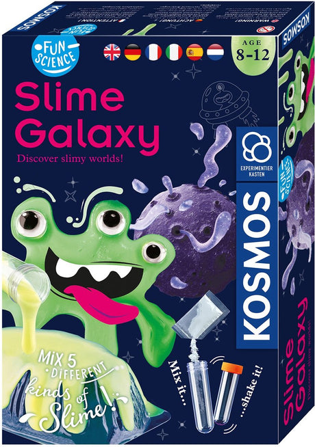 Expérience Cosmos avec du slime extraterrestre