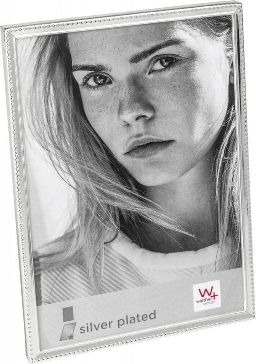 Walther bh520s cosima - cadre portrait - format photo 15x20 cm - argent