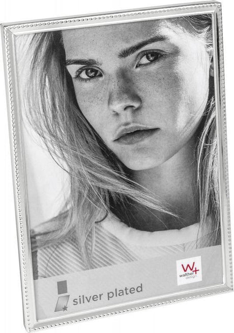 Walther bh520s cosima - cadre portrait - format photo 15x20 cm - argent