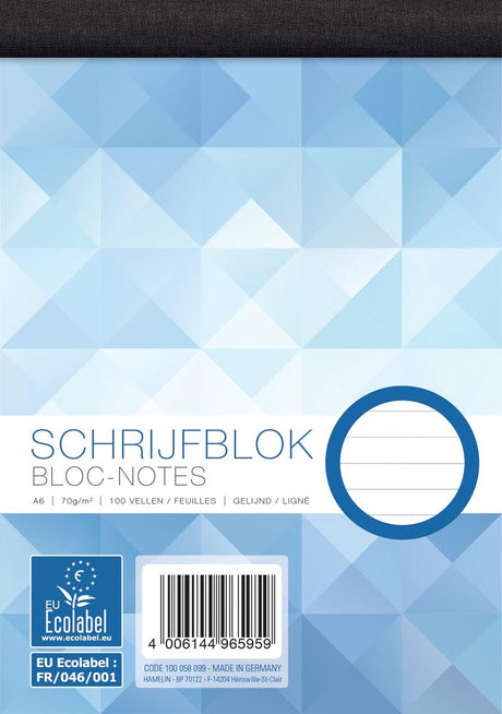 Work work 5 bloc-notes work ligné a6 100 feuilles