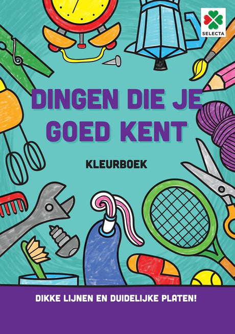 Livre de coloriage Selecta choses que vous connaissez bien