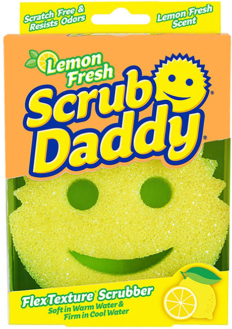 Scrub papa citron frais - éponge nettoyante - parfum citron frais