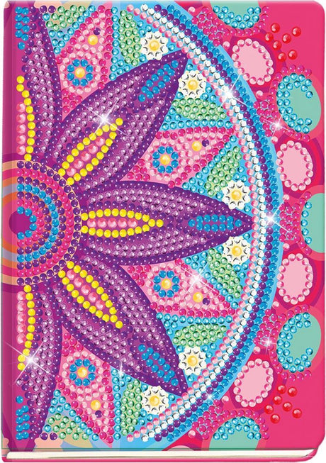 Totum diamant carnet 079700 astuce cadeau - livre d'écriture créatif - peinture diamant mandala à partir de 6 ans