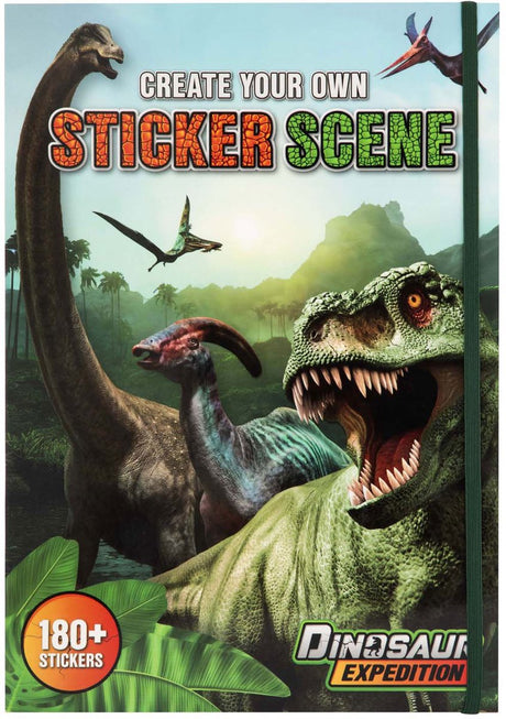 Livre d'autocollants dinosaures du groupe d'artisanat créatif
