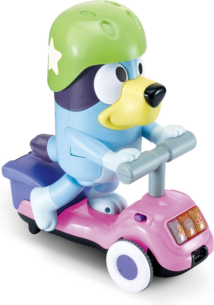 Figurine de scooter amusant Bluey de Vtech