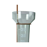 Decoris pluviomètre papillon métal h83cm