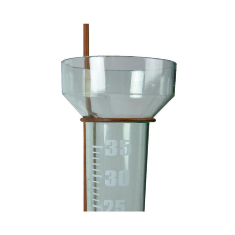 Decoris pluviomètre papillon métal h83cm
