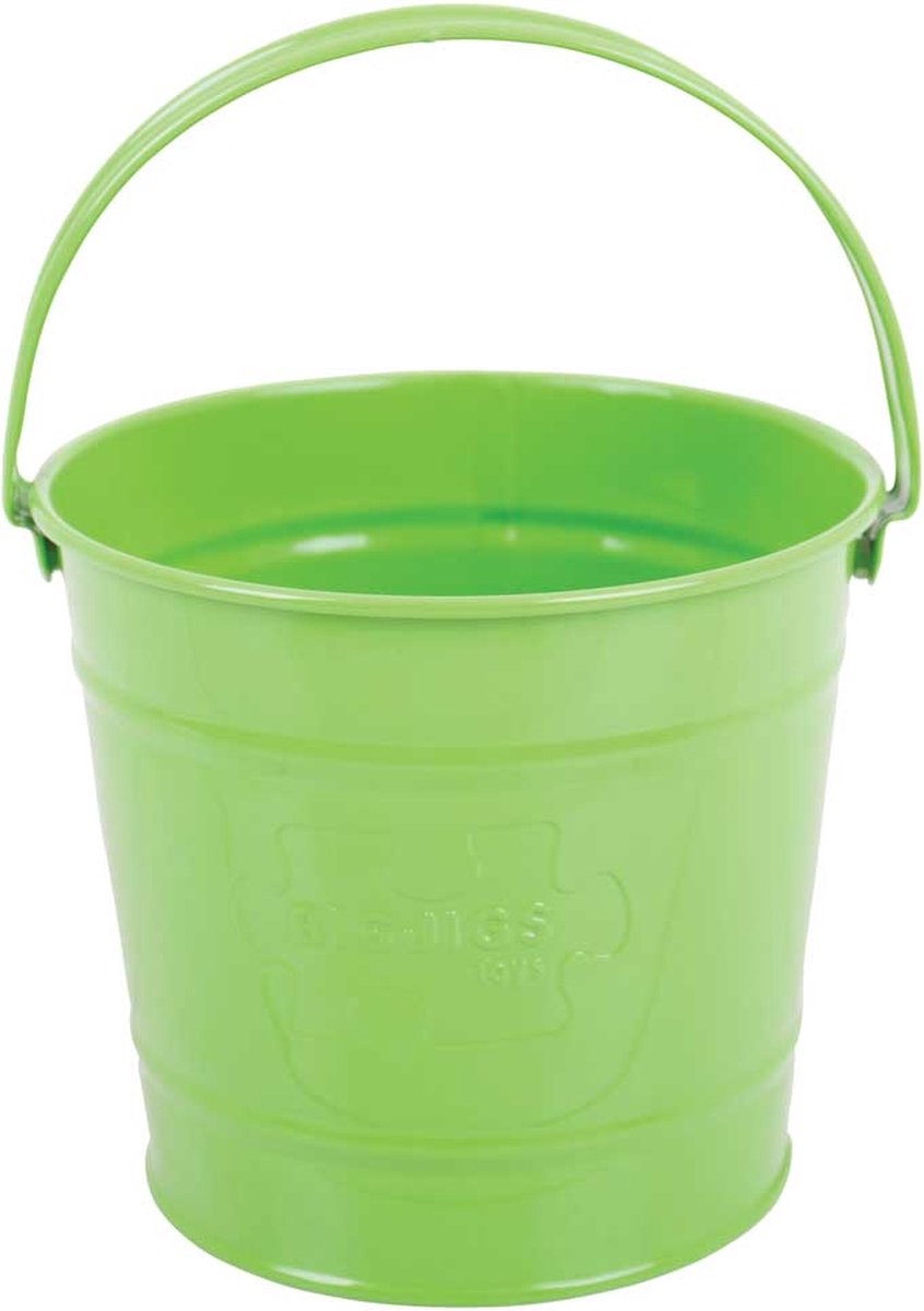 Seau en métal vert Bigjigs