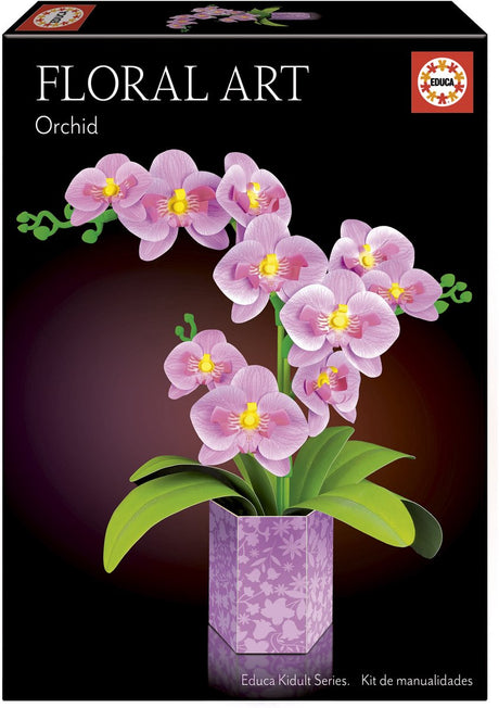 Orchidée d'art floral Educa