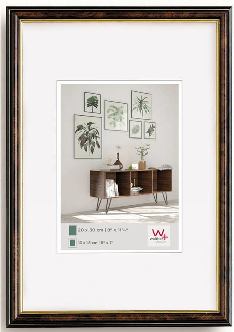 Odeur Walther - cadre photo - format photo 15x20 cm - noix