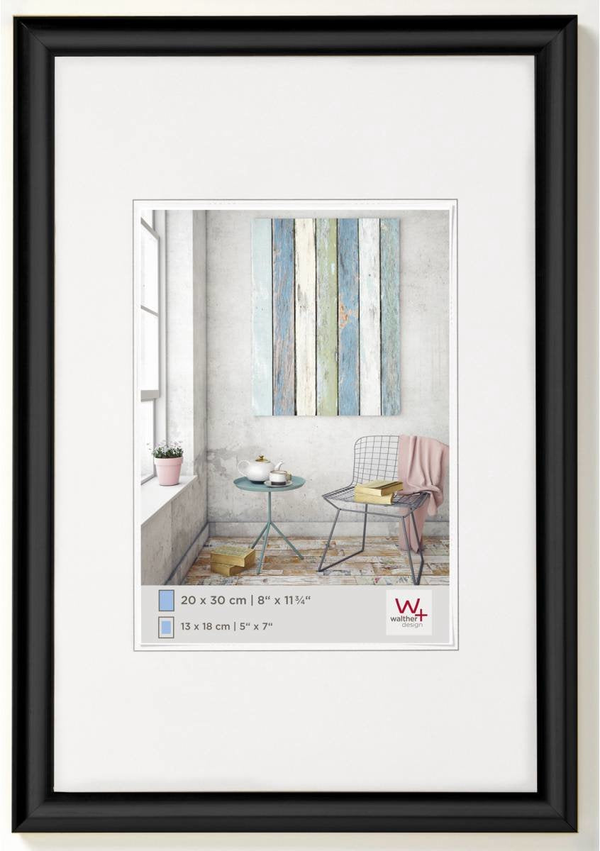 Walther Trendstyle - cadre en plastique - format photo 40x60 cm - noir