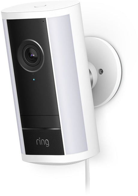 Ring outdoor camera pro (dernière génération) - plug-in - blanc - 4k