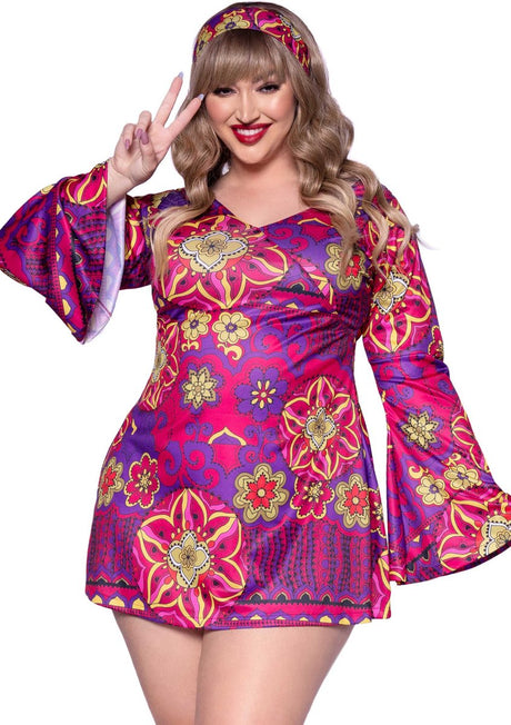 Robe Leg Avenue rétro go go +