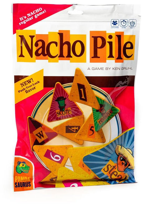 Pandasaurus Games Nacho Pile - Jeu de société pour enfants et adultes - 2-6 joueurs