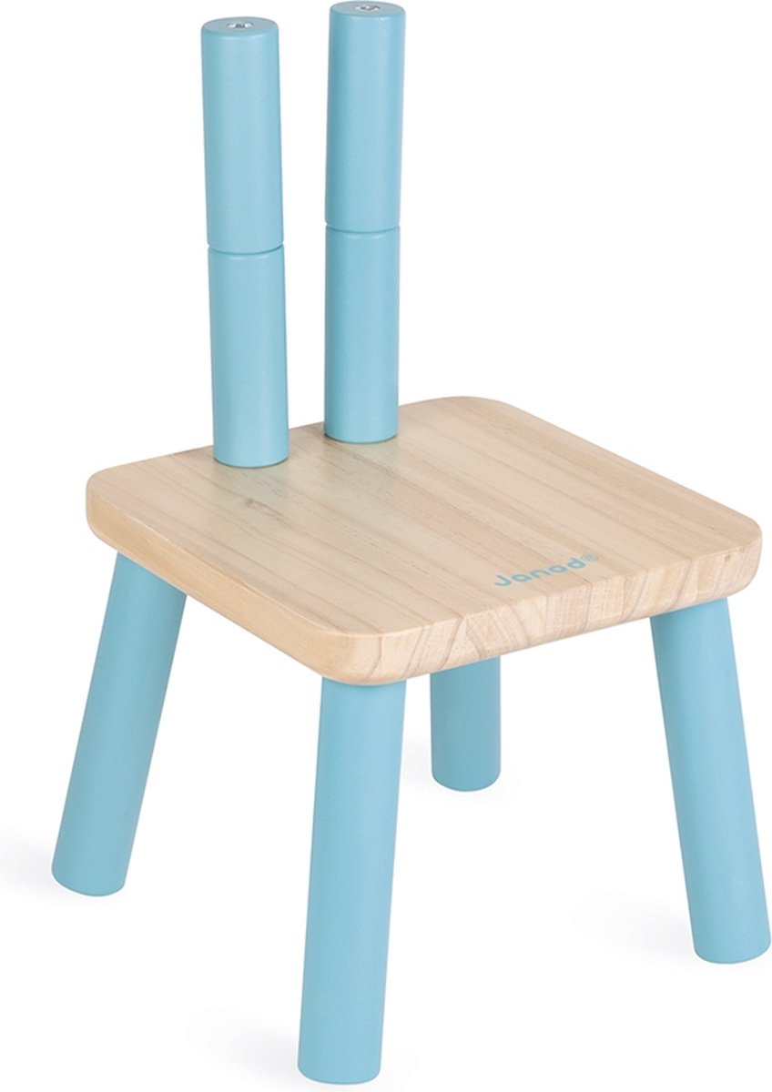 Chaise enfant Janod en bois réglable chambre d'enfant certifiée FSC.