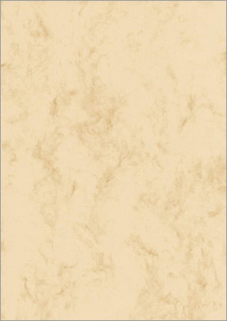 Papier design Sigel - a4 - beige marbré - 90 grammes - 100 feuilles - si-dp372