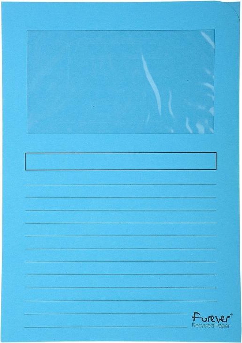 Exacompta l-map pour toujours | pour pi a4 | paquet de 25 pièces | bleu clair