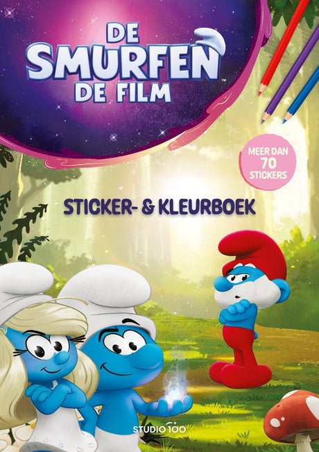 Les Schtroumpfs : autocollant et livre de coloriage tirés du film