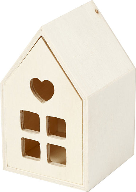 Creativ Company House en bois avec tiroir, 10,8 cm