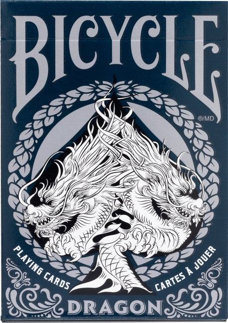 Cartes à jouer Cartamundi dragon vélo blanc - dragons mythiques