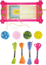 TOI-TOYS à métier à tisser avec du fil et des perles