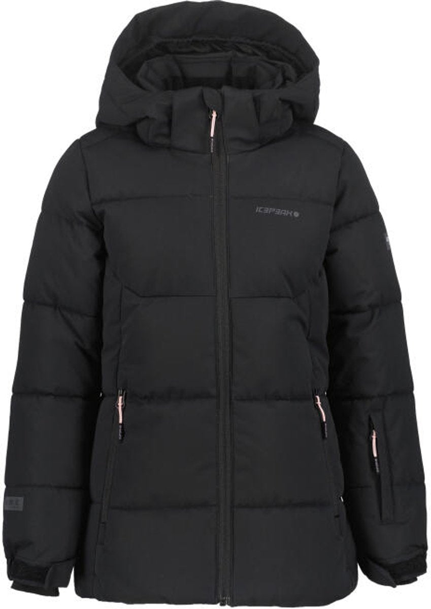 Veste d'hiver pour filles Icepeak loris jr - noir - 128