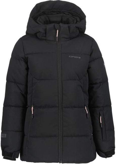 Veste d'hiver pour filles Icepeak loris jr - noir - 176