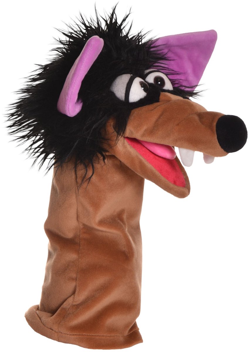 Marionnette vivante marionnette vivante marionnette chaussette dieter loup 37cm