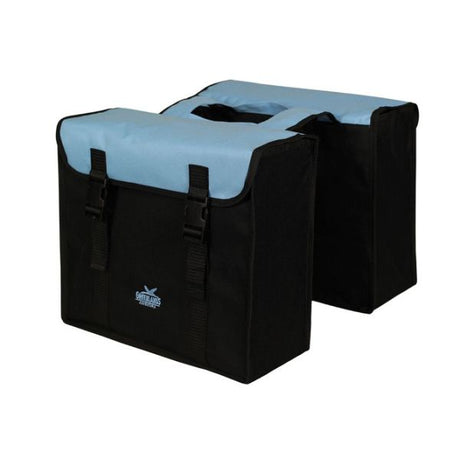 Sac double Greenlands 34l noir bleu clair