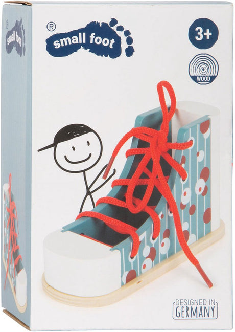Small foot - chaussure à lacets en bois avec lacet