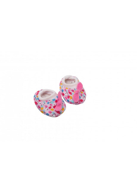 Chaussures de bébé pour poupées Heless, à pois, 28-35 cm