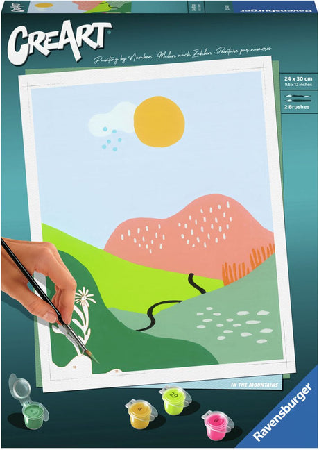 Ravensburger dans les montagnes - peinture par numéros pour adultes