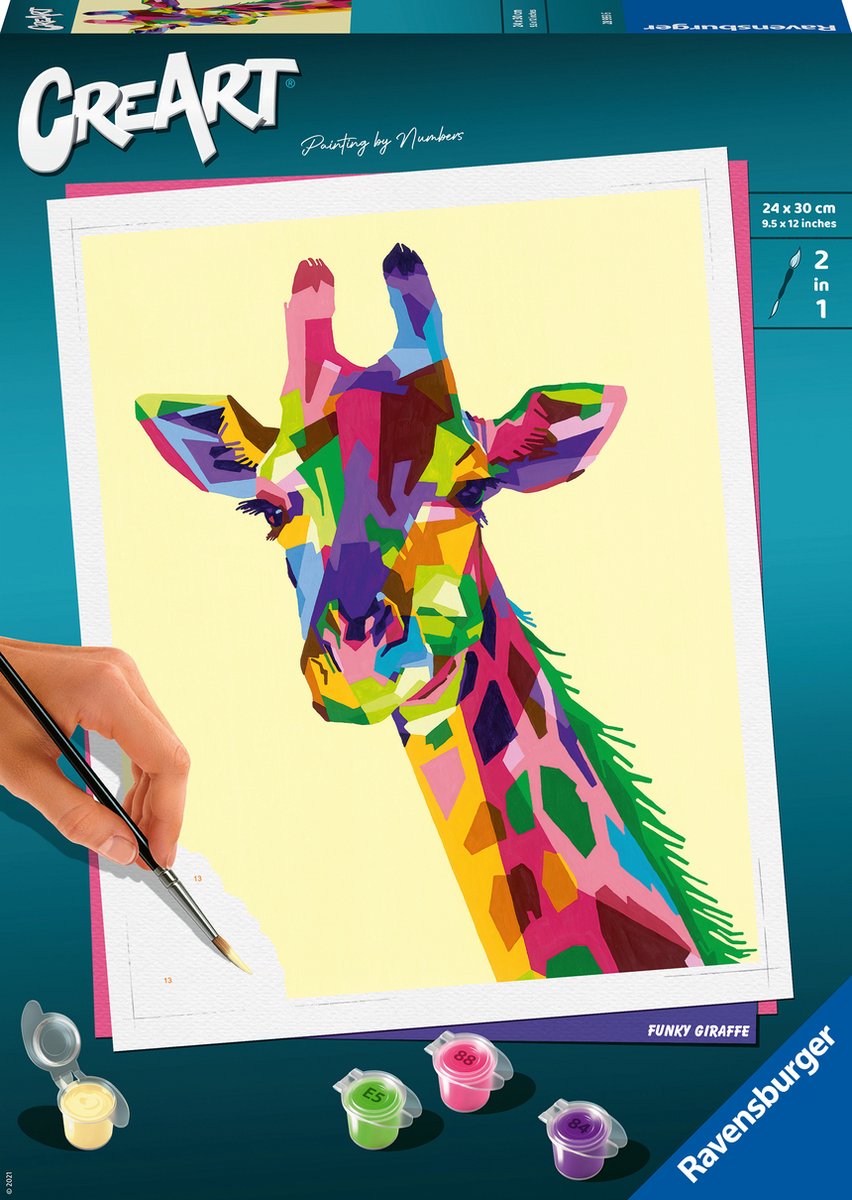 Peinture créative par numéro Ravensburger - girafe