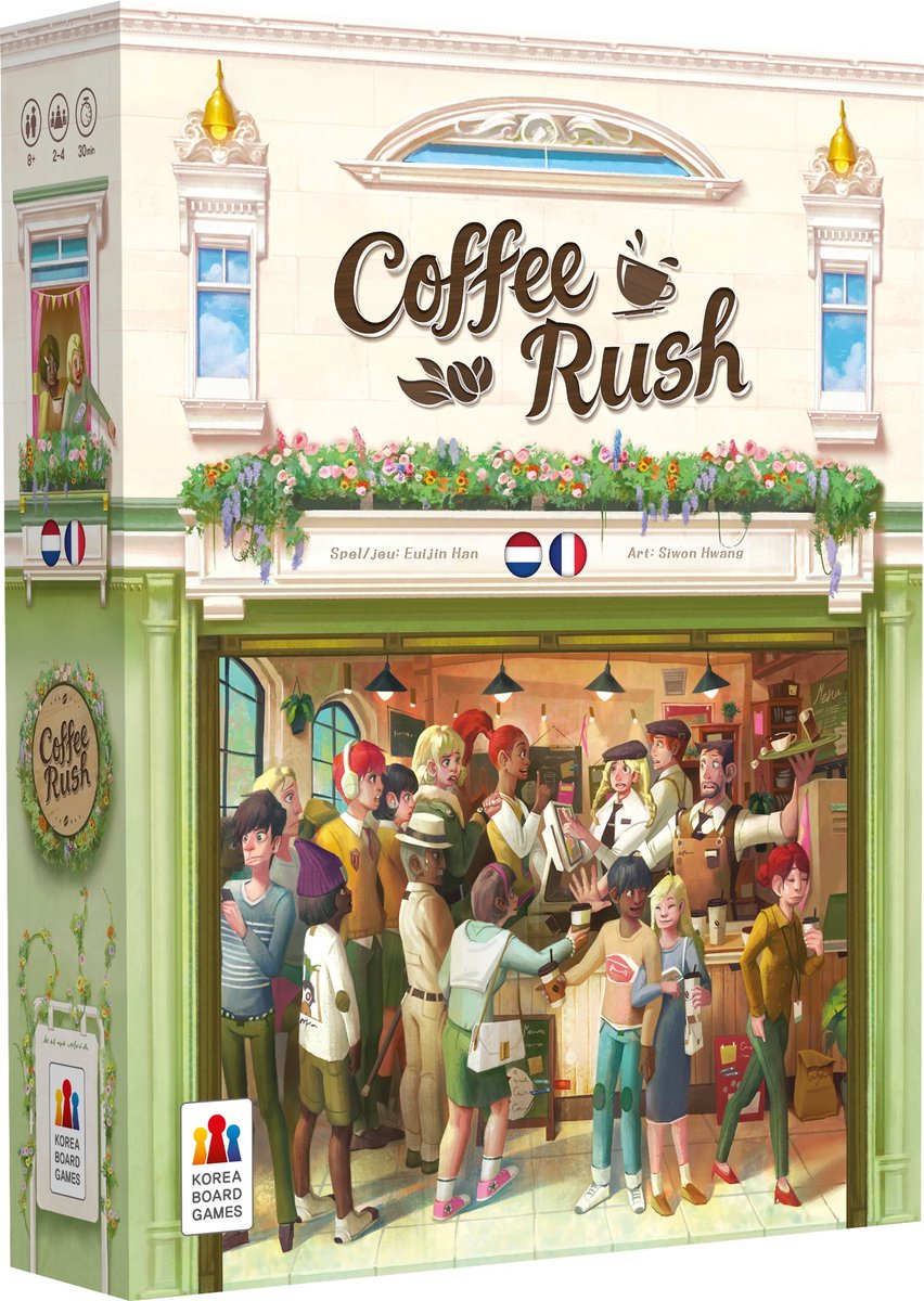 Jeux de société coréens - Coffee Rush - Jeu de société néerlandais - adapté à 2-4 joueurs