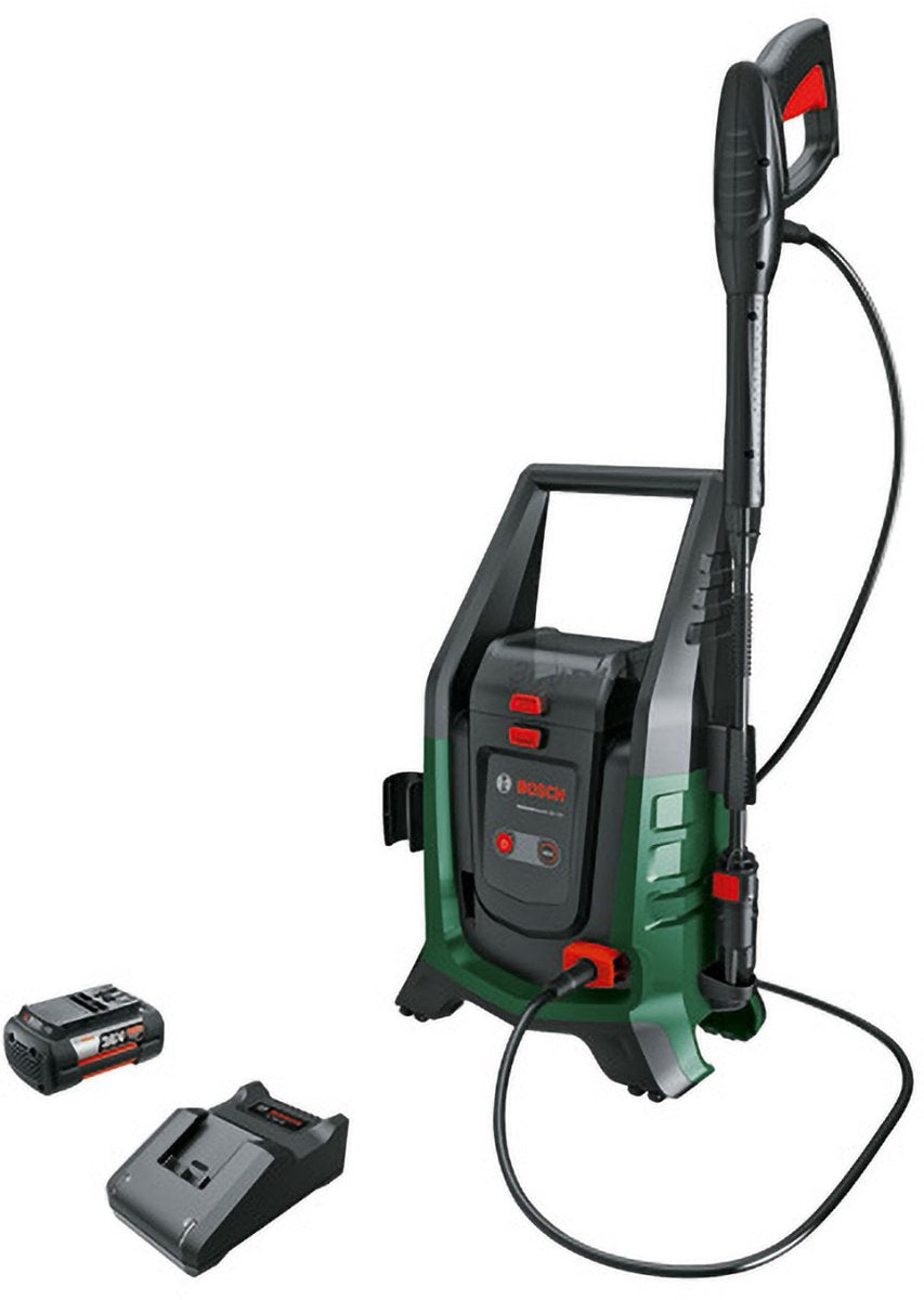 Matériel de jardin Bosch - Nettoyeur haute pression batterie 36v 100 bar, 1x batterie 4,0 ah li-ion, chargeur 06008c7002