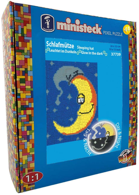Ministeck mosaïque phosphorescente boîte xl - 2100 pierres jouets créatifs.