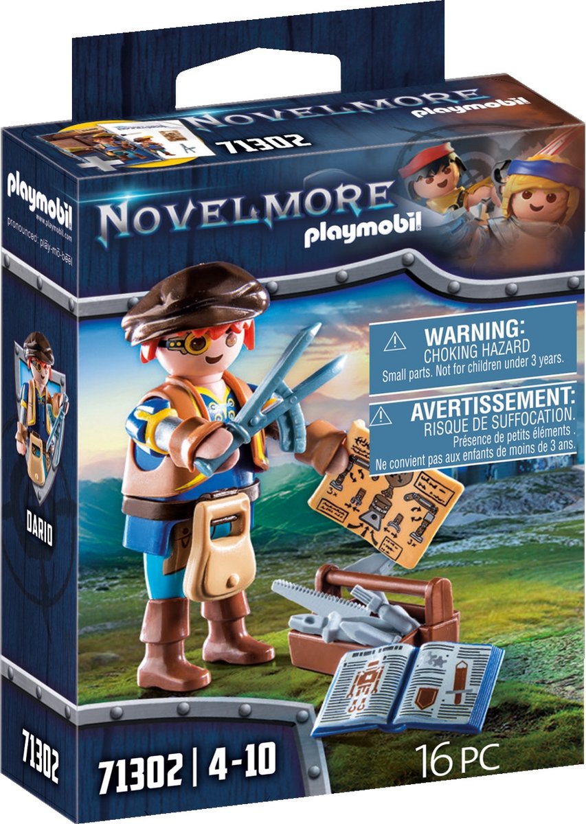 Playmobil Novelmore - Dario avec outils - 71302